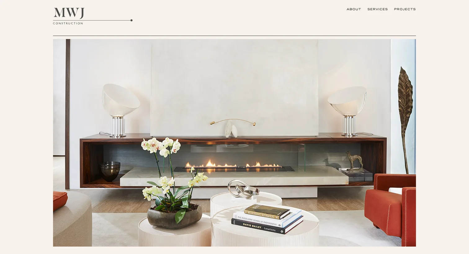 WordPress website developed for MWJ Construction by Looming Tech